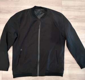 Mens Modern Flight Bomber Jacket Black